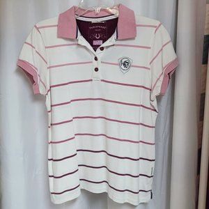Horseware striped polo ladies large